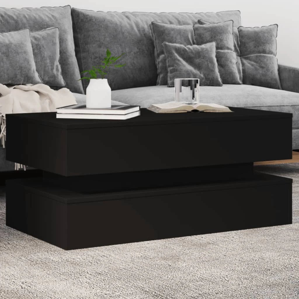 vidaXL VidaXL Coffee Table 90x50x40 LED Living Room - Coffee Table