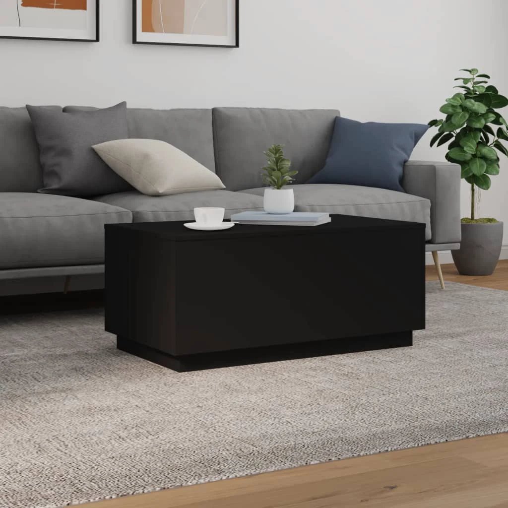 vidaXL VidaXL Coffee Table 90x50x40 cm With Led Lighting For Modern Living Rooms And Contemporary Interiors - Coffee Table