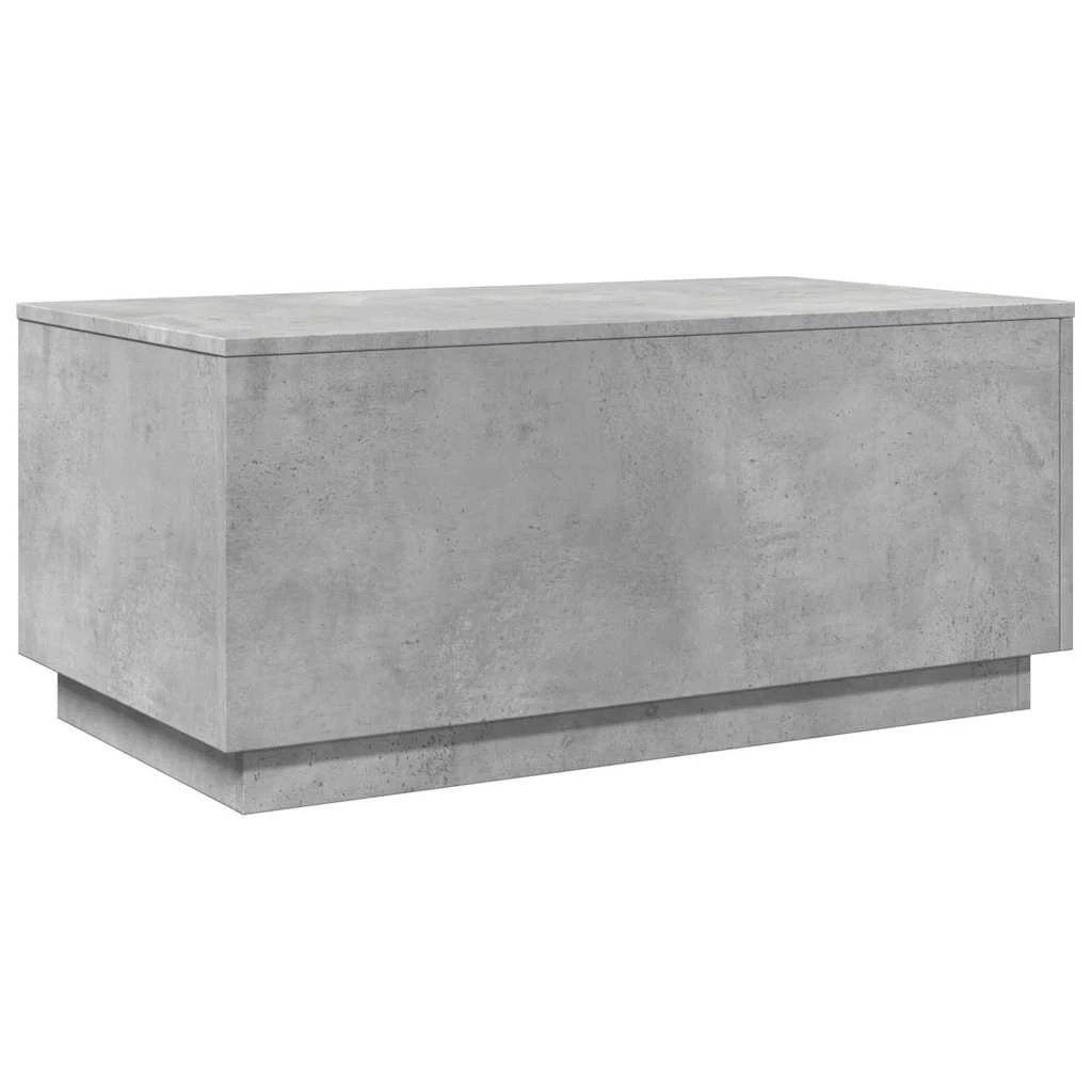 vidaXL VidaXL Coffee Table 90x50x40 LED Lights - Coffee Table