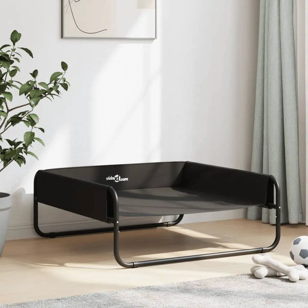 vidaXL Elevated Dog Bed Anthracite Oxford Fabric and Steel - from vidaXL