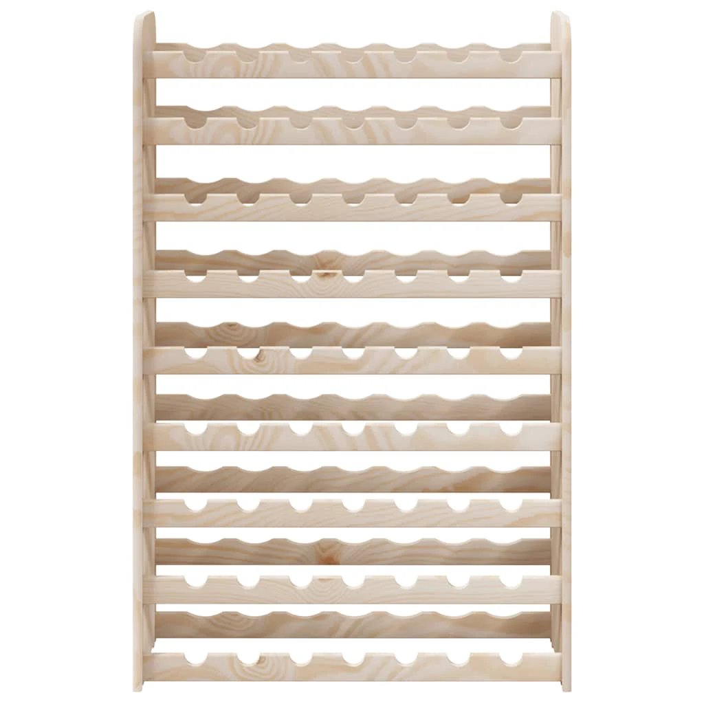 vidaXL vidaXL Wine Rack 72.5x25x111.5 cm Solid Wood Pine - Wine Rack