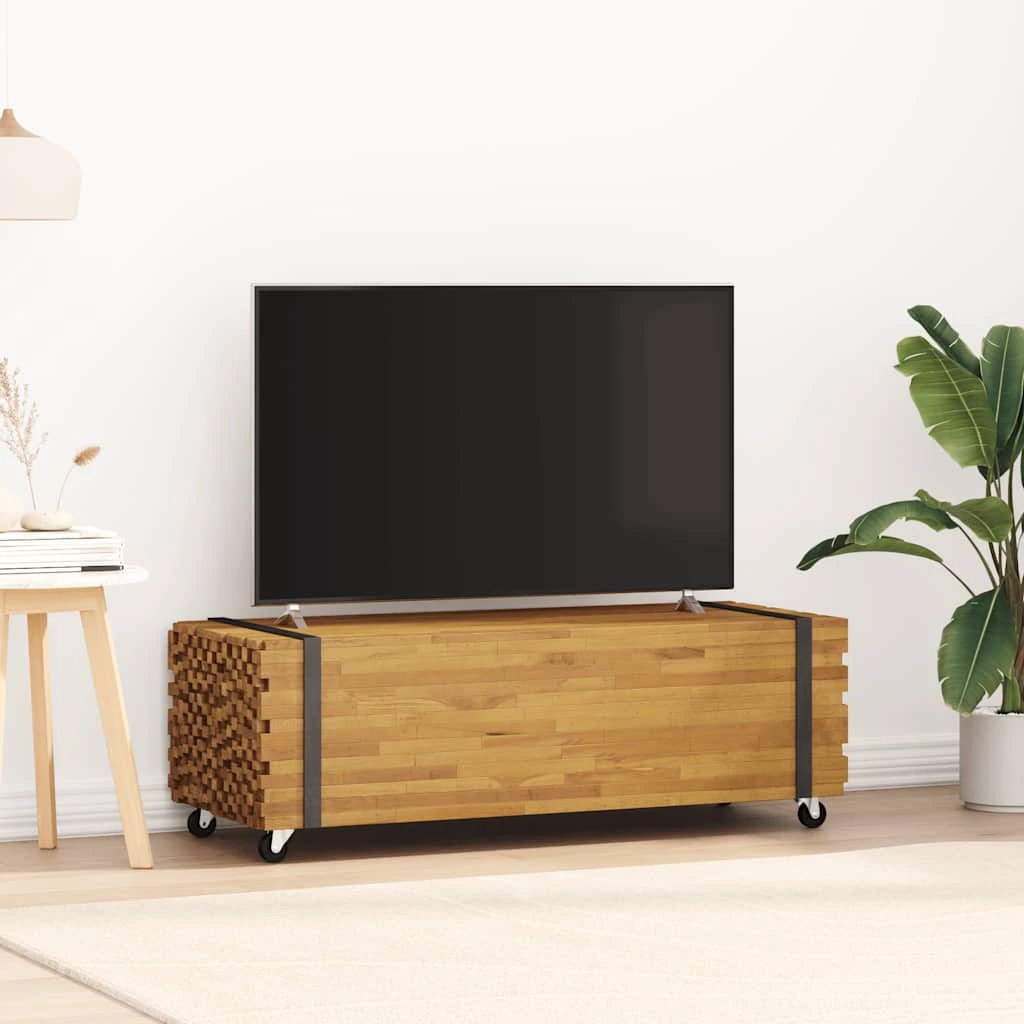 vidaXL vidaXL Coffee Table 110x45x35 Solid Teak Living - Coffee Table