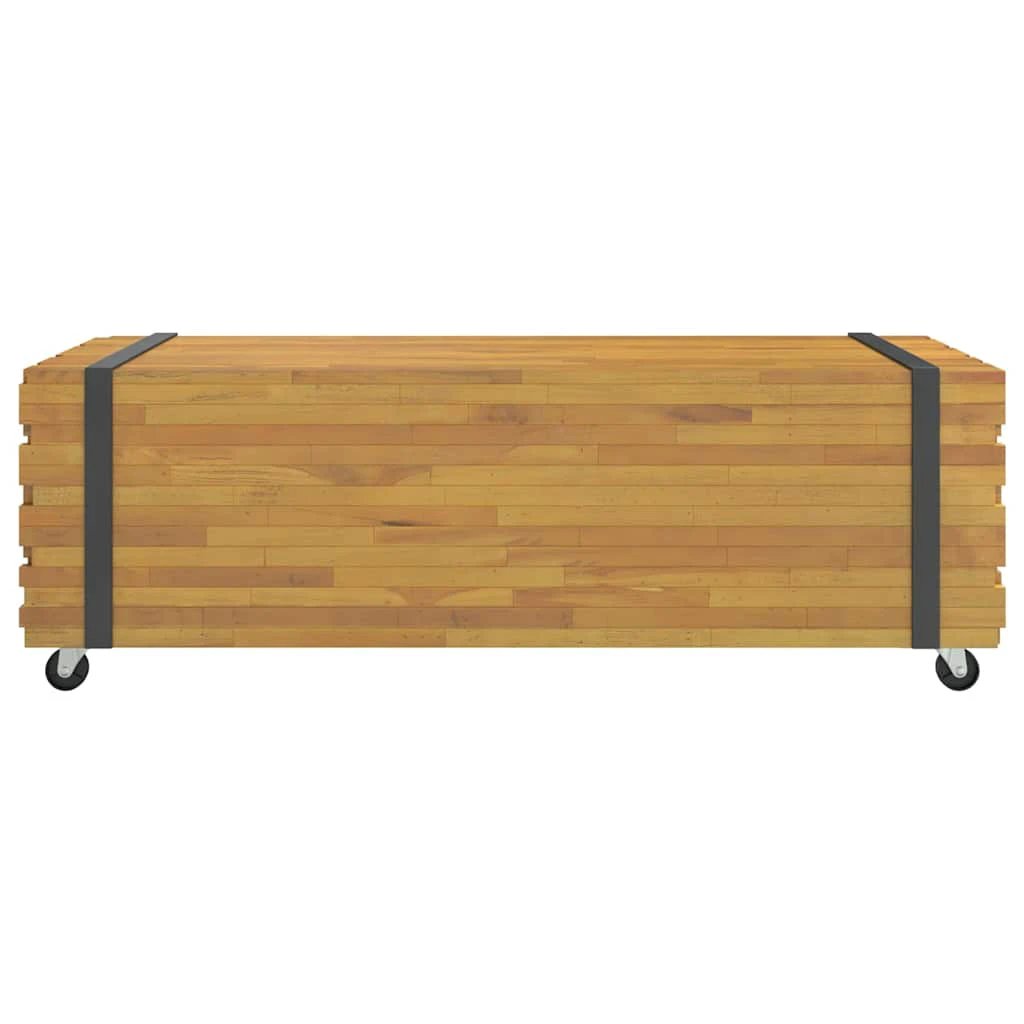 vidaXL vidaXL Coffee Table 110x45x35 Solid Teak Living - Coffee Table