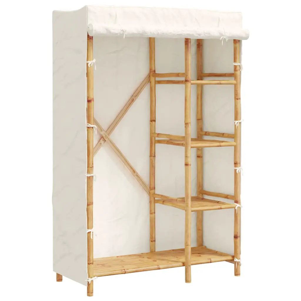 vidaXL vidaXL Wardrobe 110x45x170 cm Bamboo - Wardrobe