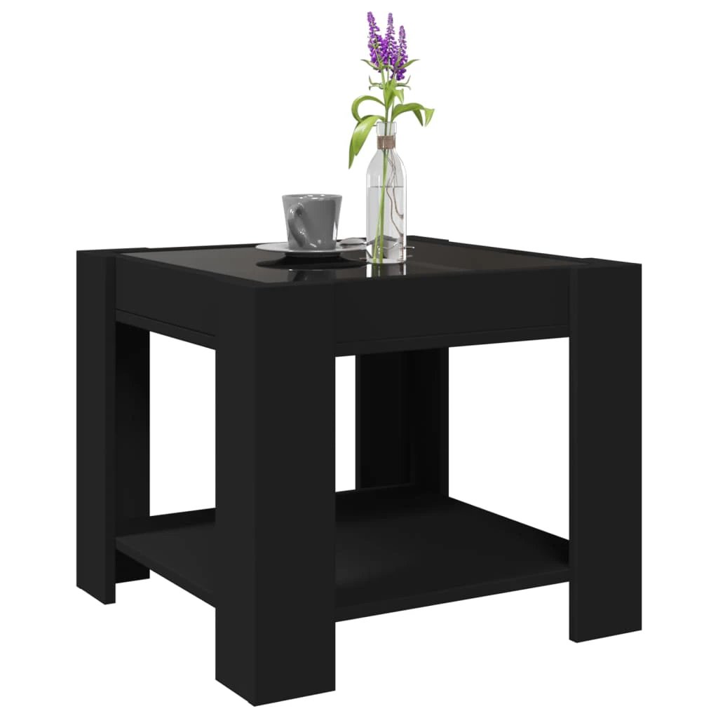 vidaXL CoffeeTable 53x53x45 LEDInfinityMirror LR by vidaXL