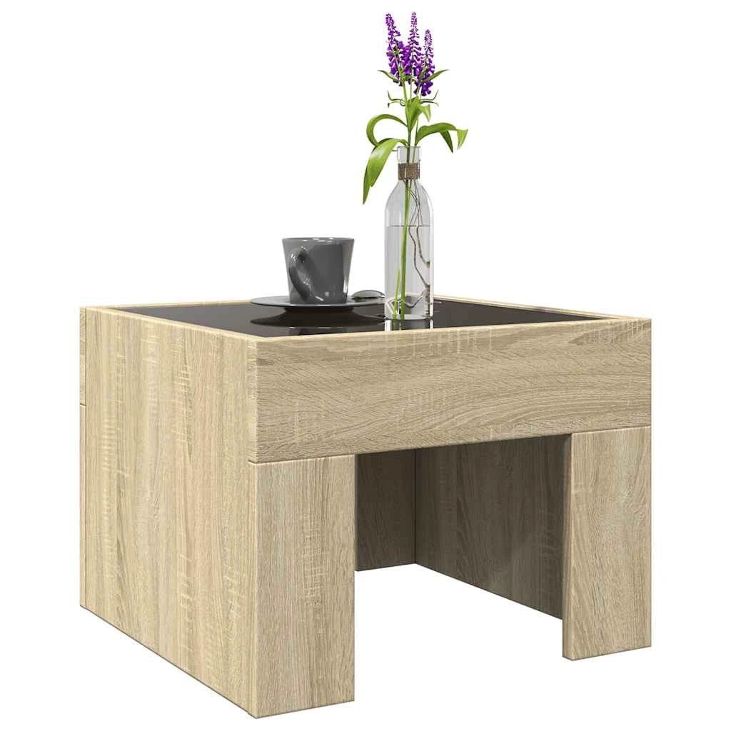 vidaXL VidaXL Coffee Table 40x40x30 LED Infinity Mirror - Coffee Table