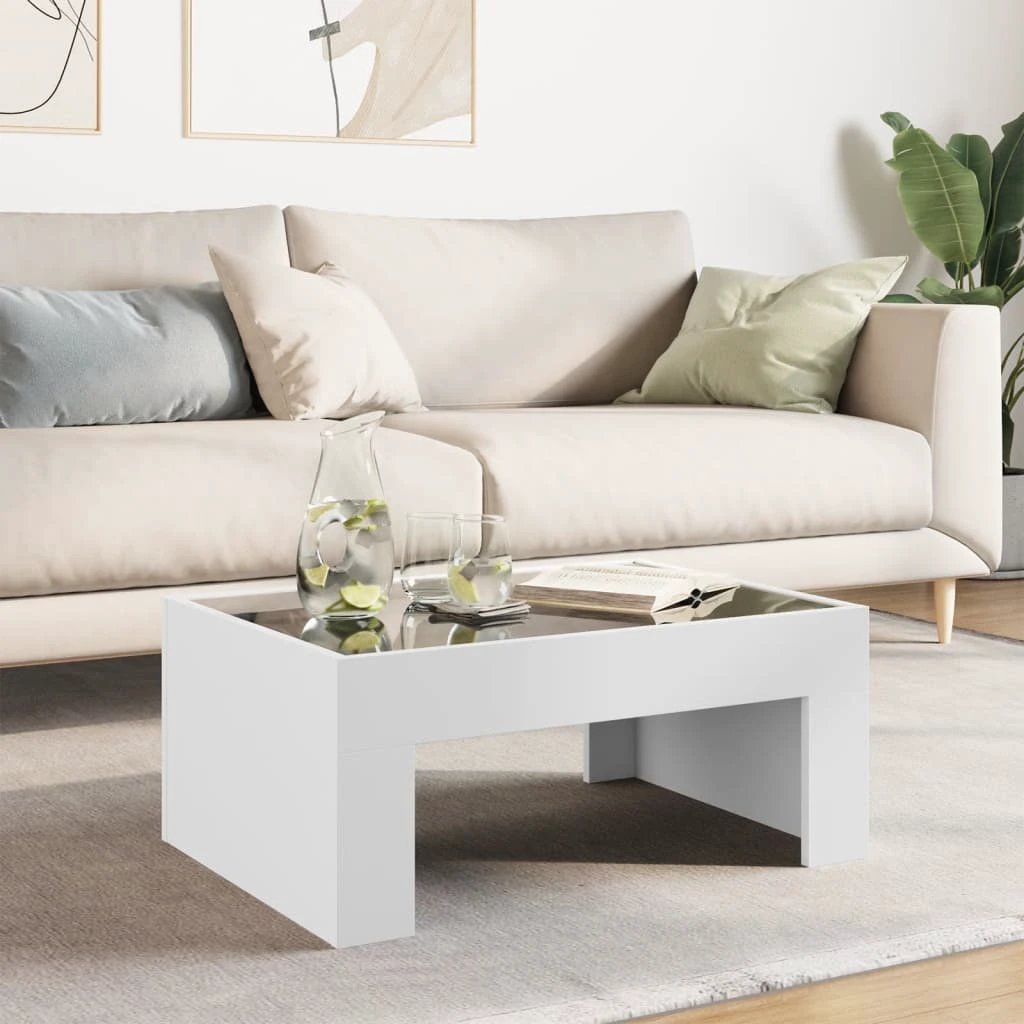 vidaXL vidaXL Coffee Table 70x50x30 LED Infinity Mirror - Coffee Table