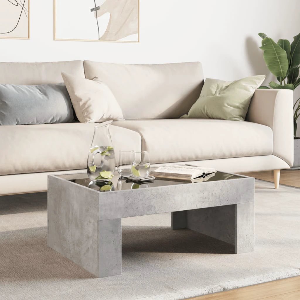 VidaXL Coffee Table 70x50x30 LED Infinity Mirror by vidaXL