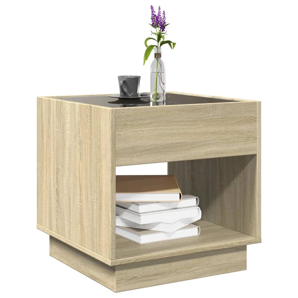 vidaXL VidaXL Coffee Table 50x50x50 cm Infinity LED Home - Coffee Table