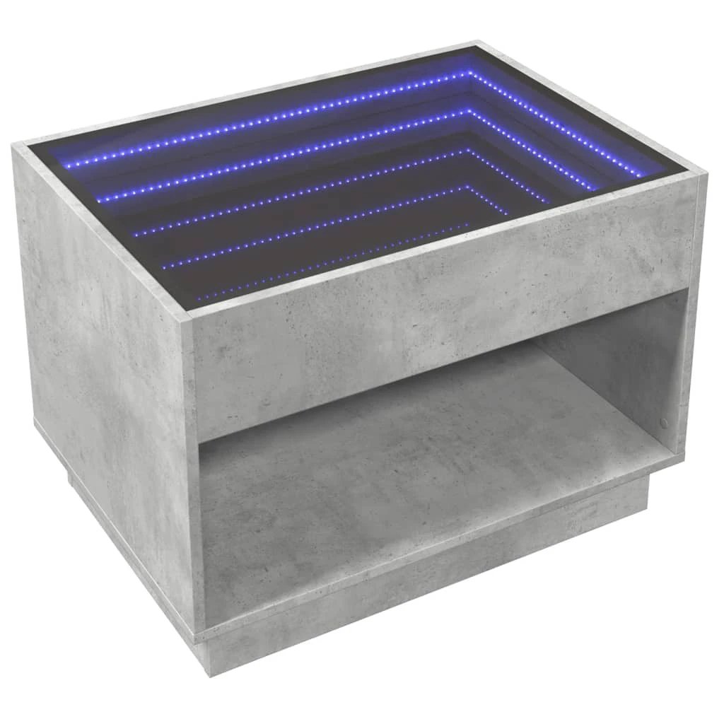 vidaXL vidaXL Coffee Table 70x50x50cm InfinityLED Home - Coffee Table