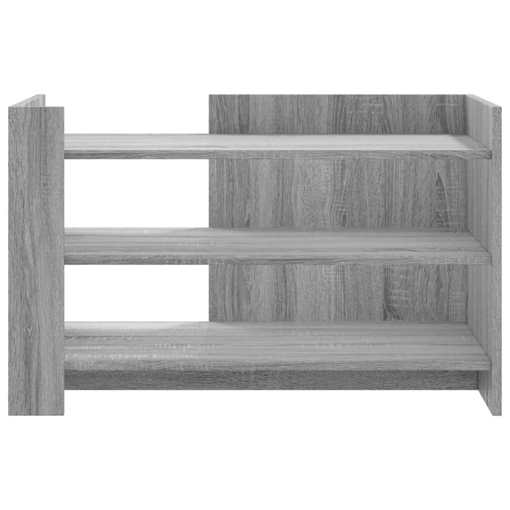 VidaXL Coffee Table 80x50x50 cm Engineered Wood With Storage Shelf for Living Room by vidaXL