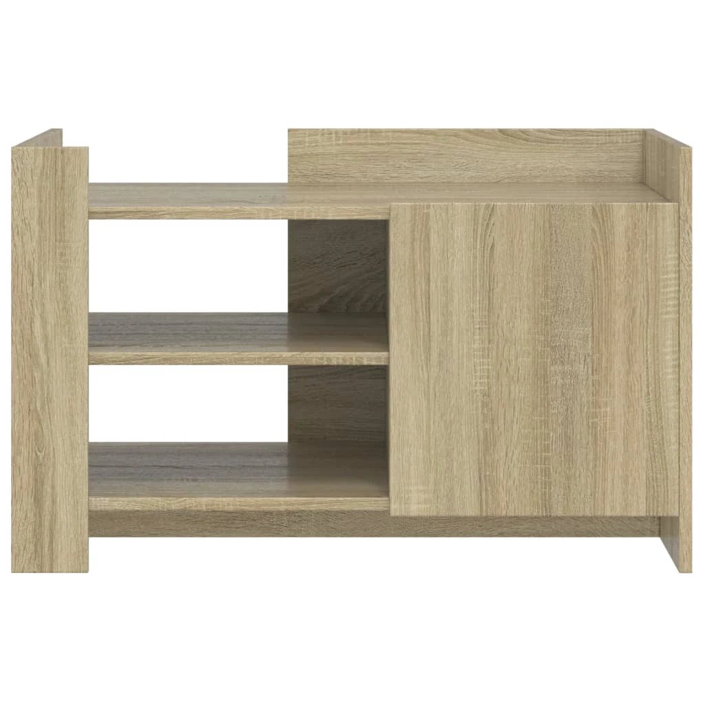 vidaXL vidaXL Coffee Table 80x50x50 cm Engineered Wood With Storage Modern Living Room Decor - Coffee Table
