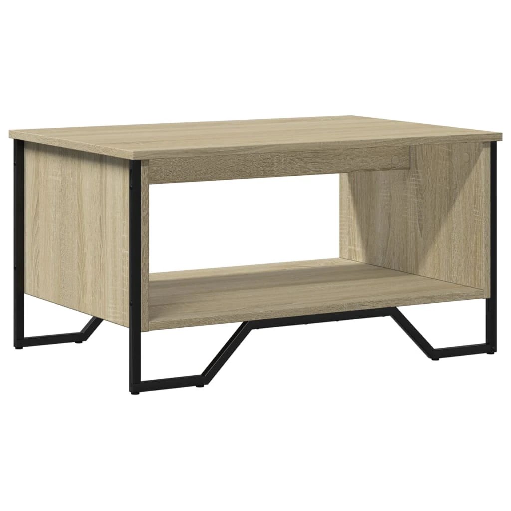 vidaXL Coffee Table 75x51x40 Engineered Wood Home by vidaXL