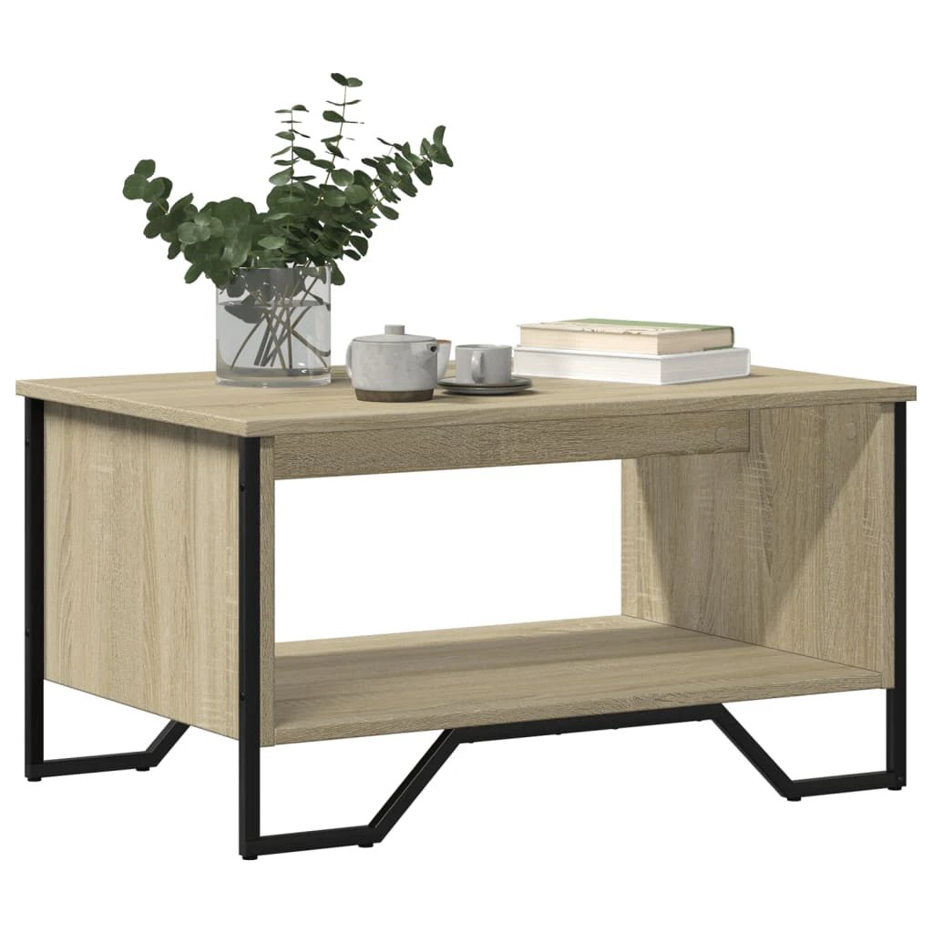 vidaXL Coffee Table 75x51x40 Engineered Wood Home by vidaXL