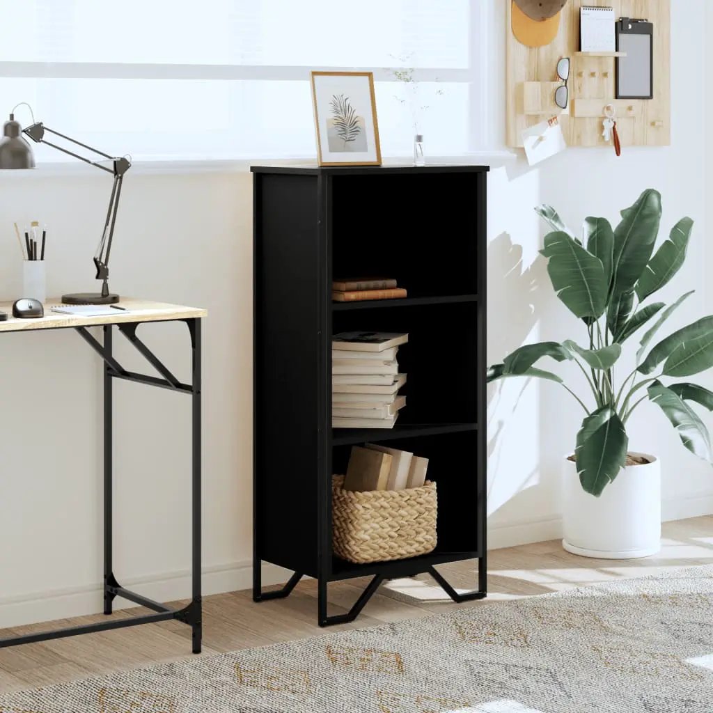 vidaXL vidaXL Bookcase Black 50x31x106 cm Engineered Wood - Bookcase