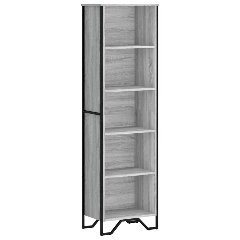 vidaXL vidaXL Bookcase Grey Sonoma 50x31x169 cm Engineered Wood - Bookcase