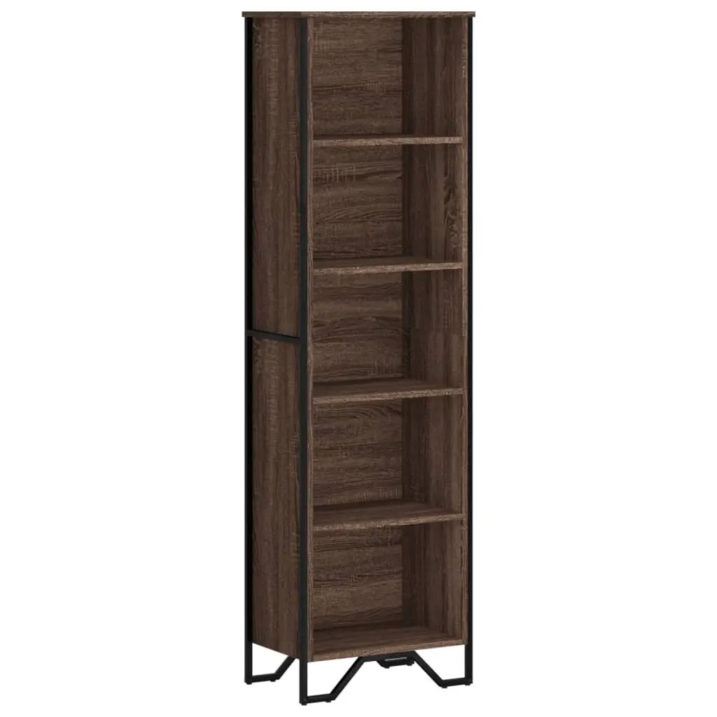 vidaXL vidaXL Bookcase Brown Oak 50x31x169 cm Engineered Wood - Bookcase