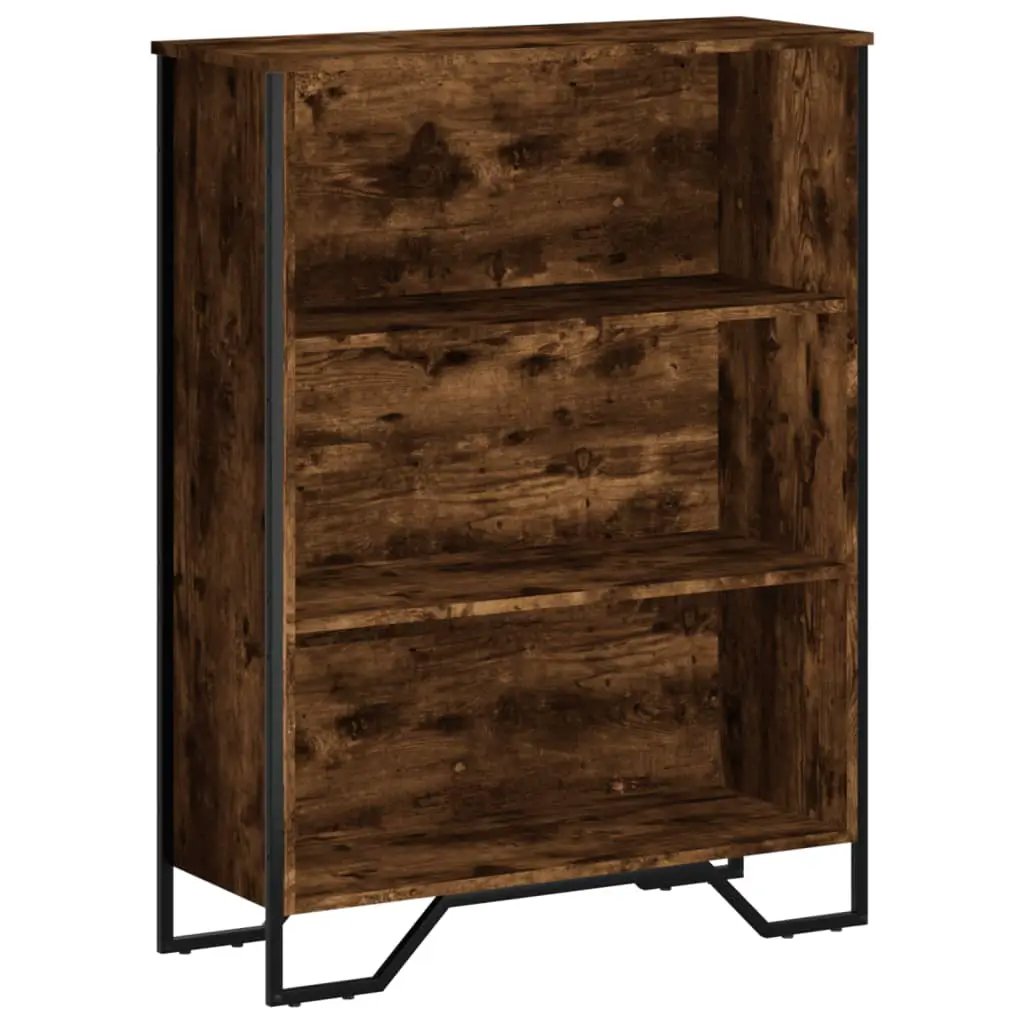 vidaXL vidaXL Bookcase Smoked Oak 80x31x106 cm Engineered Wood - Bookcase