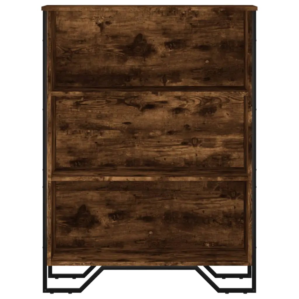 vidaXL vidaXL Bookcase Smoked Oak 80x31x106 cm Engineered Wood - Bookcase