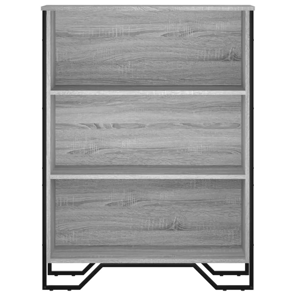 vidaXL vidaXL Bookcase Grey Sonoma 80x31x106 cm Engineered Wood - Bookcase