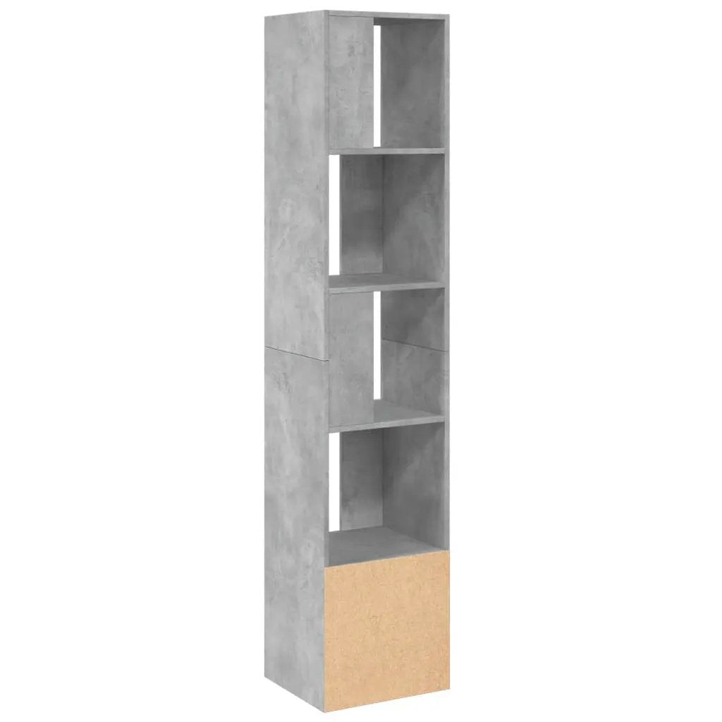 vidaXL vidaXL Bookcase Concrete Grey 40x36x189 cm Engineered Wood - Bookcase