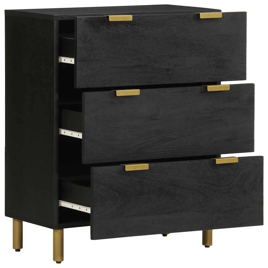 vidaXL vidaXL Sideboard Black 60x33x75 cm Engineered Wood - Sideboard