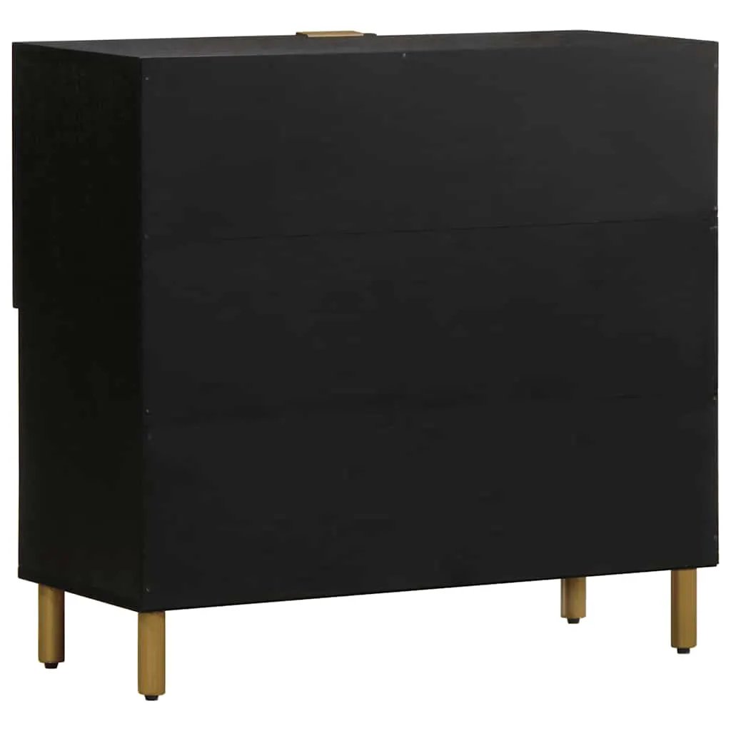 vidaXL vidaXL Sideboard Black 80x33x75 cm Engineered Wood - Sideboard