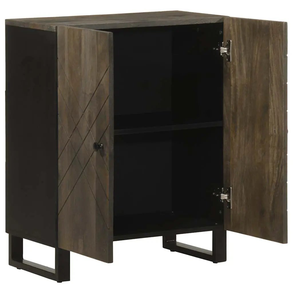 vidaXL vidaXL Sideboard Black 60x33x75 cm Solid Wood Mango - Sideboard
