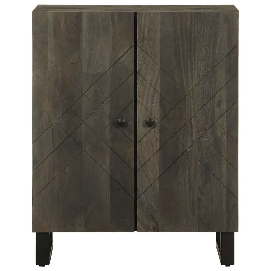 vidaXL vidaXL Sideboard Black 60x33x75 cm Solid Wood Mango - Sideboard