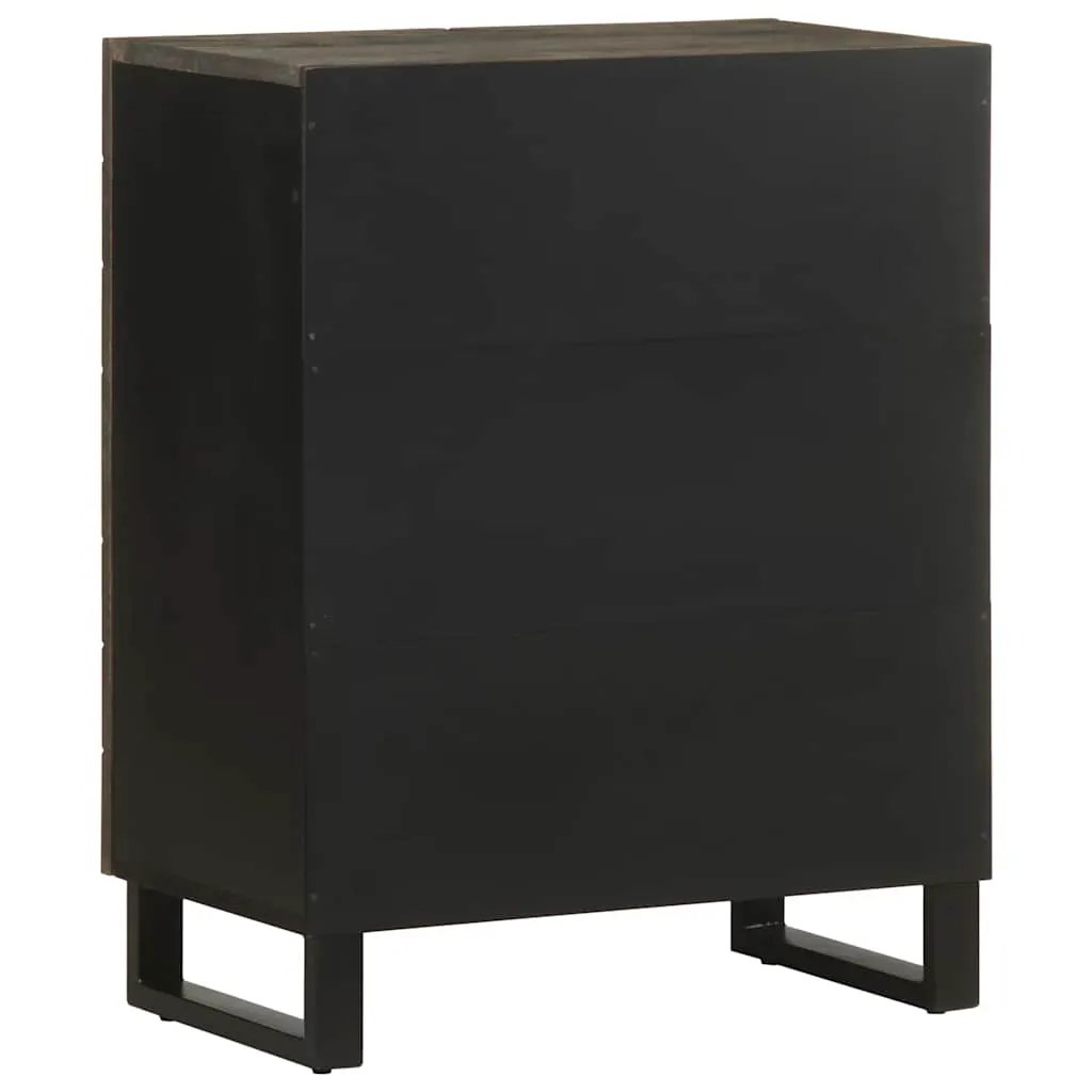 vidaXL vidaXL Sideboard Black 60x33x75 cm Solid Wood Mango - Sideboard