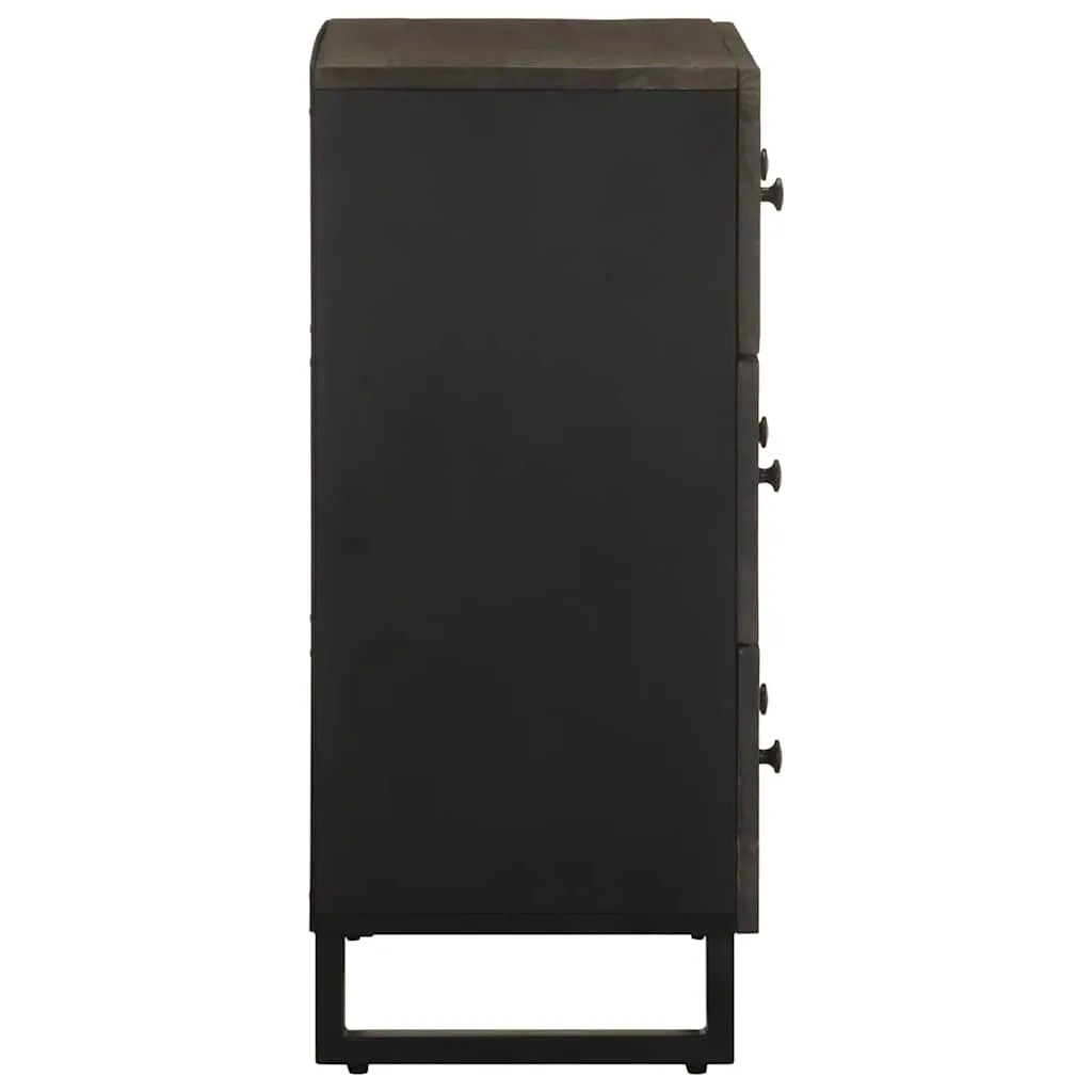 vidaXL vidaXL Sideboard Black 60x33x75 cm Solid Wood Mango - Sideboard