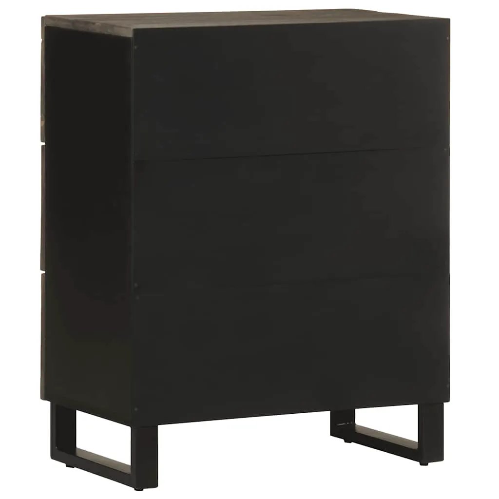 vidaXL vidaXL Sideboard Black 60x33x75 cm Solid Wood Mango - Sideboard