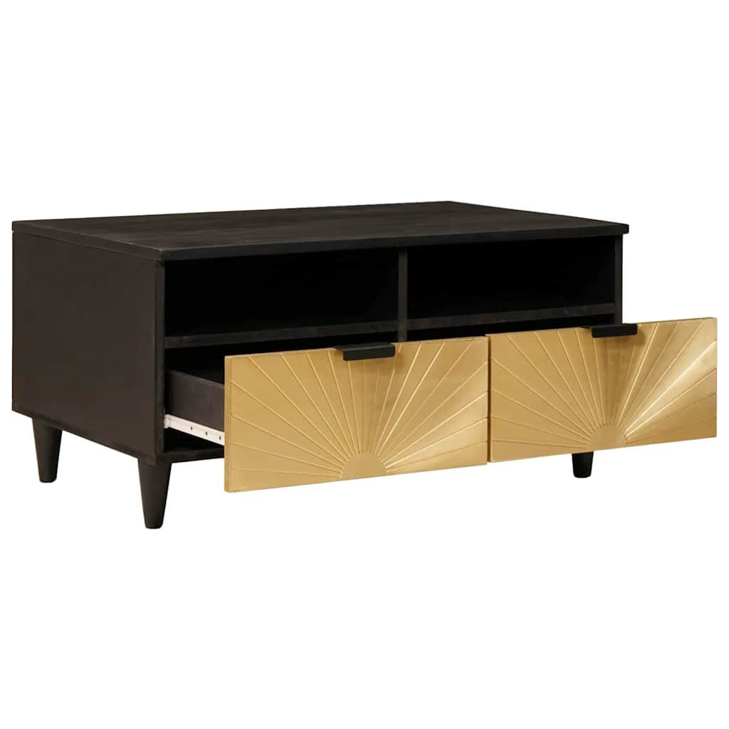 VidaXL Coffee Table 80x54x40cm Drawer Mango Home by vidaXL