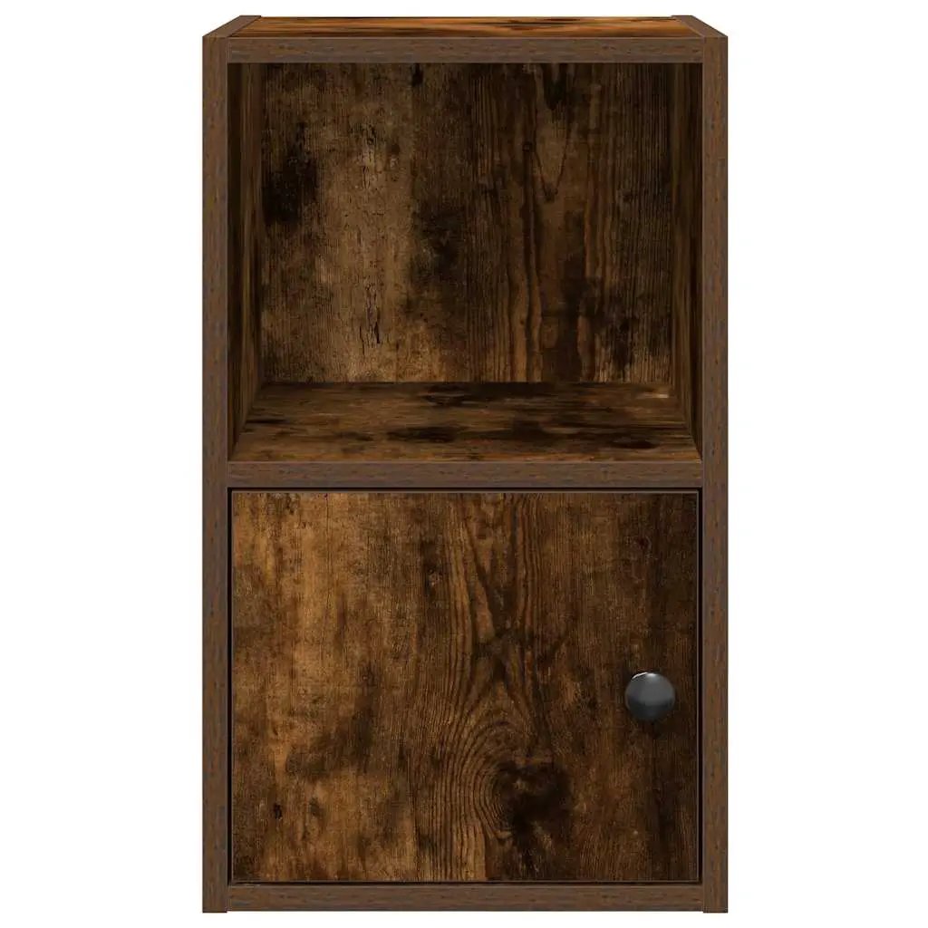vidaXL vidaXL Bookcase Smoked Oak 31x24x52 cm Engineered Wood - Bookcase