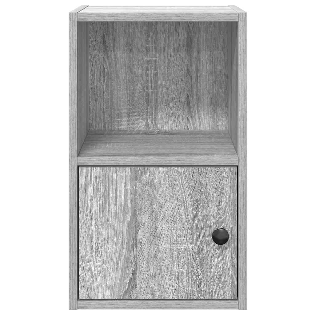vidaXL vidaXL Bookcase Grey Sonoma 31x24x52 cm Engineered Wood - Bookcase