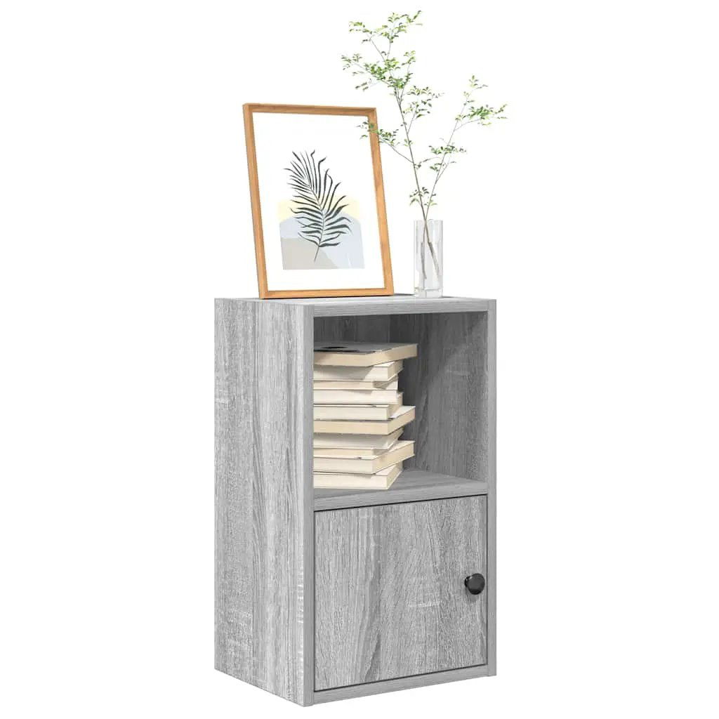 vidaXL vidaXL Bookcase Grey Sonoma 31x24x52 cm Engineered Wood - Bookcase