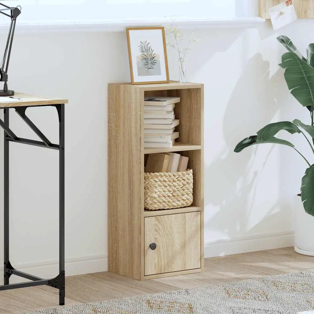 vidaXL vidaXL Bookcase Sonoma Oak 31x24x77 cm Engineered Wood - Bookcase