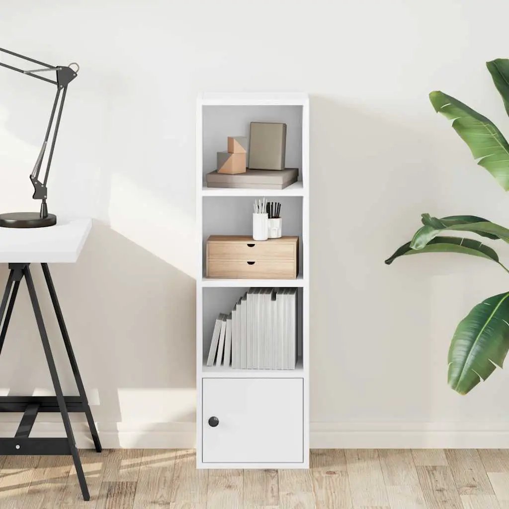 vidaXL vidaXL Bookcase White 31x24x102 cm Engineered Wood - Bookcase
