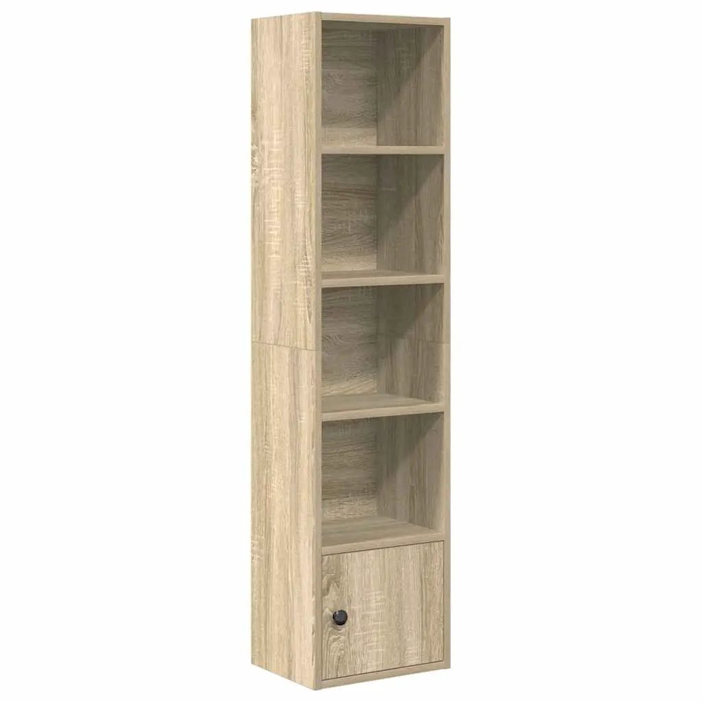 vidaXL vidaXL Bookcase Sonoma Oak 31x24x127 cm Engineered Wood - Bookcase