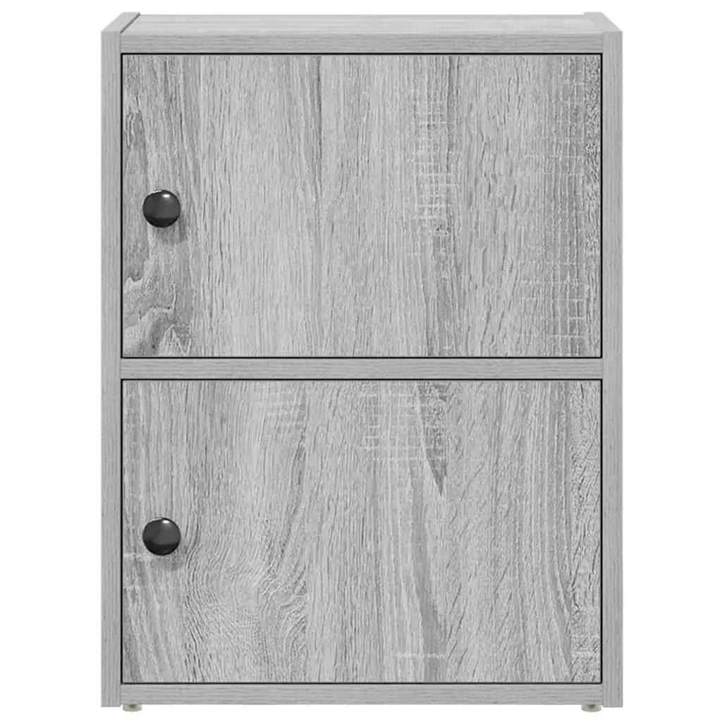 vidaXL vidaXL Bookcase Grey Sonoma 40x24x52 cm Engineered Wood - Bookcase