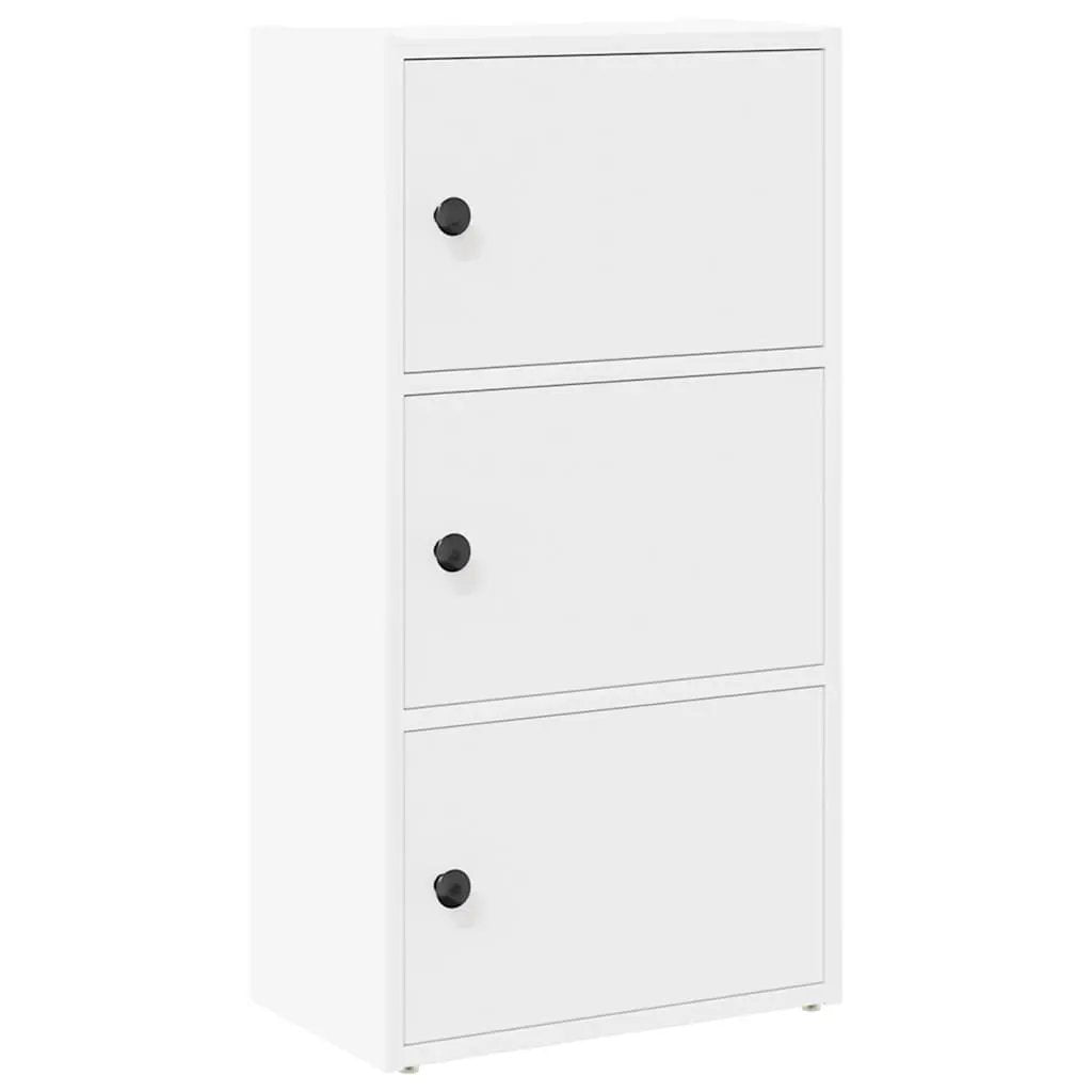 vidaXL vidaXL Bookcase White 40x24x77 cm Engineered Wood - Bookcase