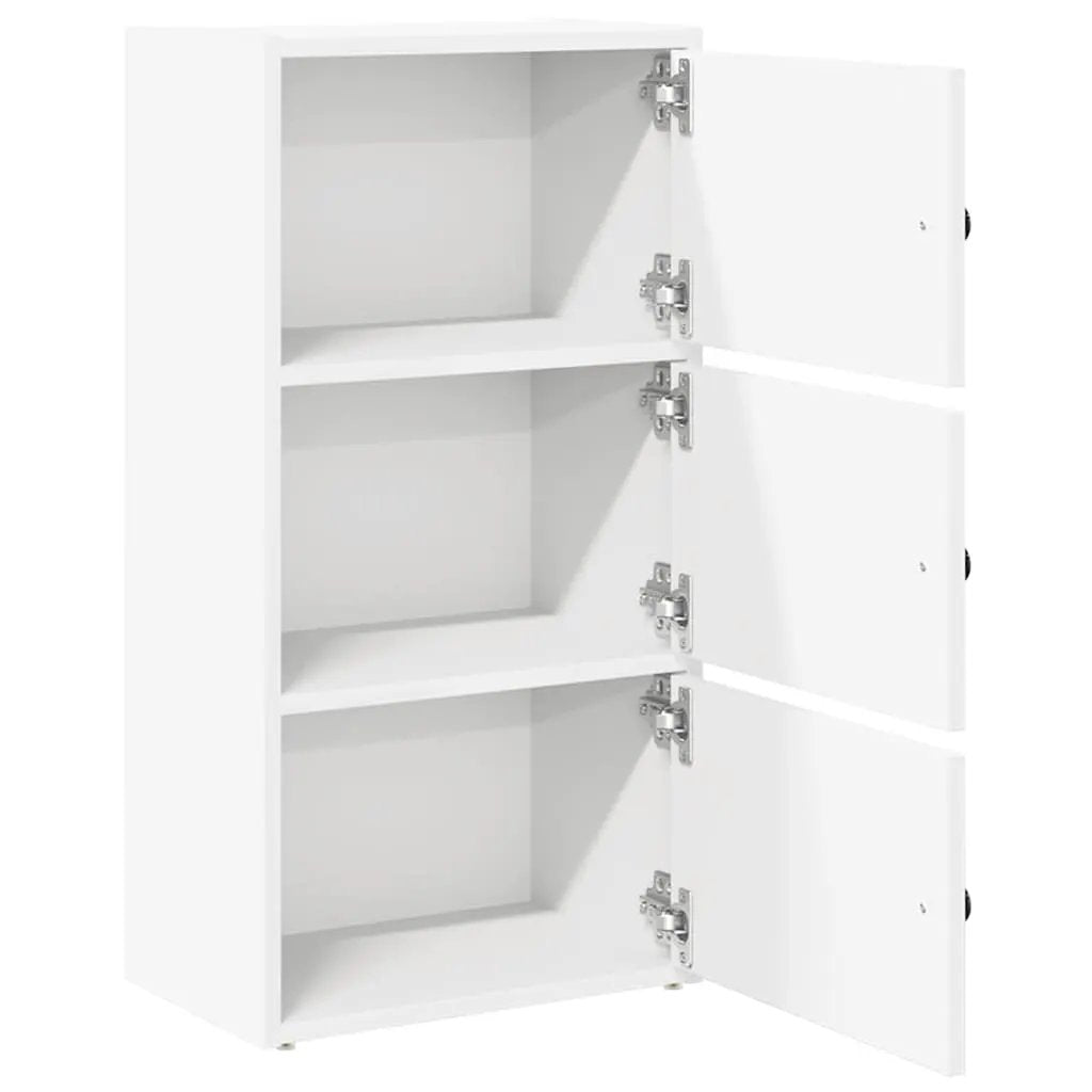 vidaXL vidaXL Bookcase White 40x24x77 cm Engineered Wood - Bookcase