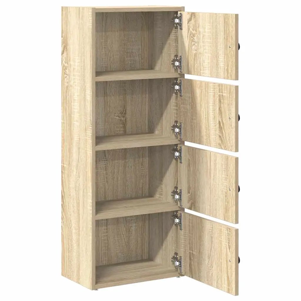 vidaXL vidaXL Bookcase Sonoma Oak 40x24x102 cm Engineered Wood - Bookcase