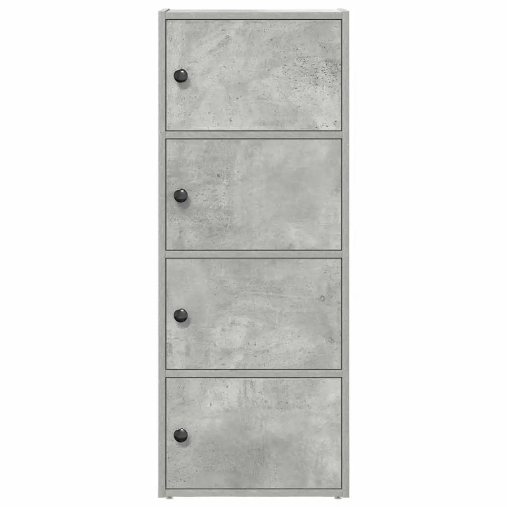 vidaXL vidaXL Bookcase Concrete Grey 40x24x102 cm Engineered Wood - Bookcase