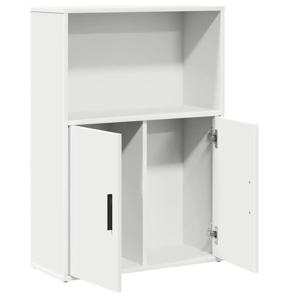 vidaXL vidaXL Bookcase White 60x24x85 cm Engineered Wood - Bookcase