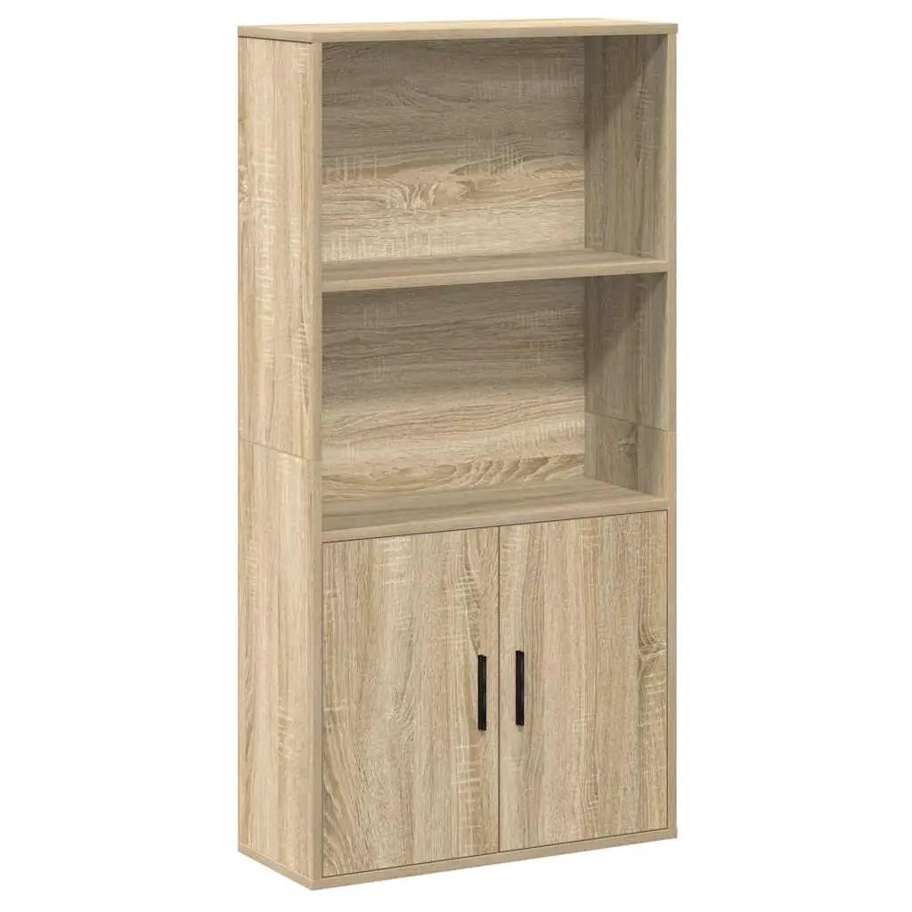 vidaXL vidaXL Bookcase Sonoma Oak 60x24x120 cm Engineered Wood - Bookcase