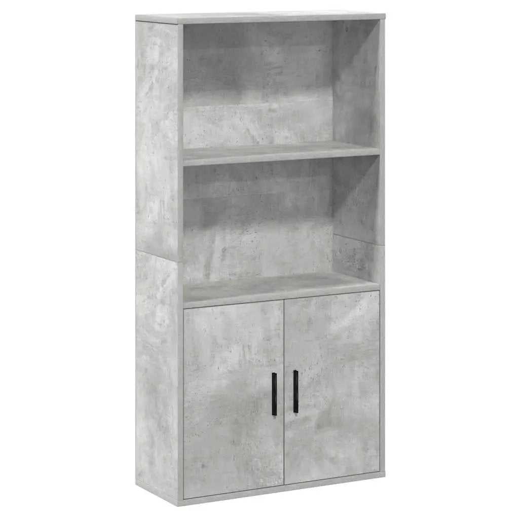 vidaXL vidaXL Bookcase Concrete Grey 60x24x120 cm Engineered Wood - Bookcase