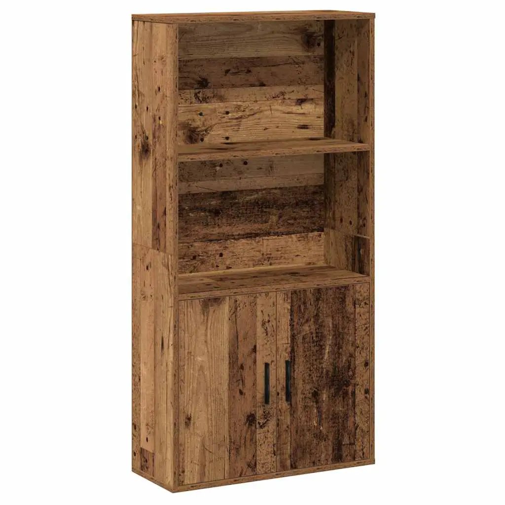 vidaXL vidaXL Bookcase Old Wood 60x24x120 cm Engineered Wood - Bookcase
