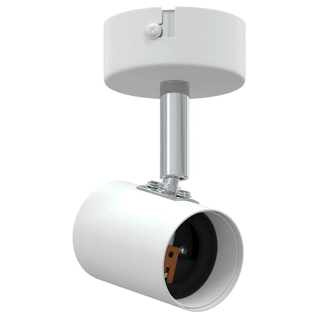 vidaXL vidaXL Ceiling Spotlight with Spotlights White 6.5 x 6 x 11.5 cm Metal - Spotlight
