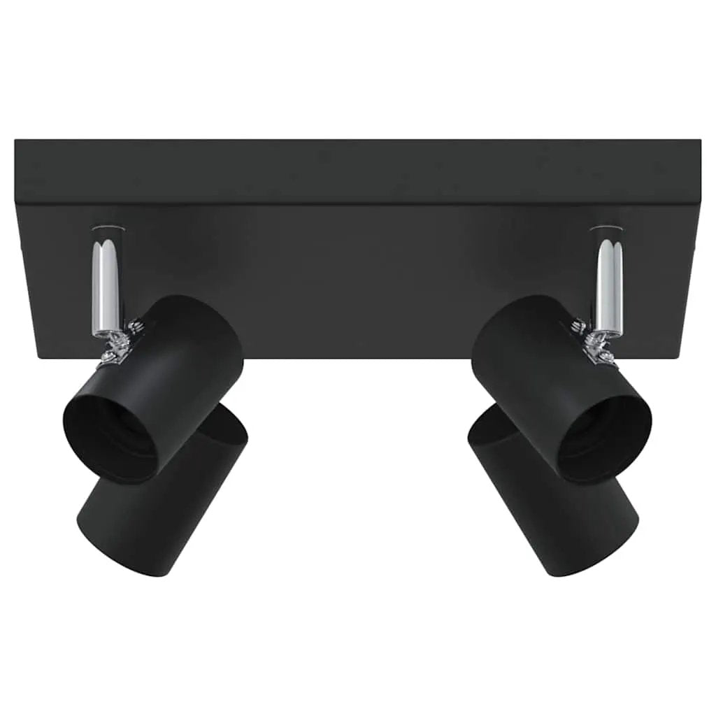 vidaXL vidaXL Ceiling Spotlight Black 26.5 x 26 x 11.5 cm Metal - Spotlight